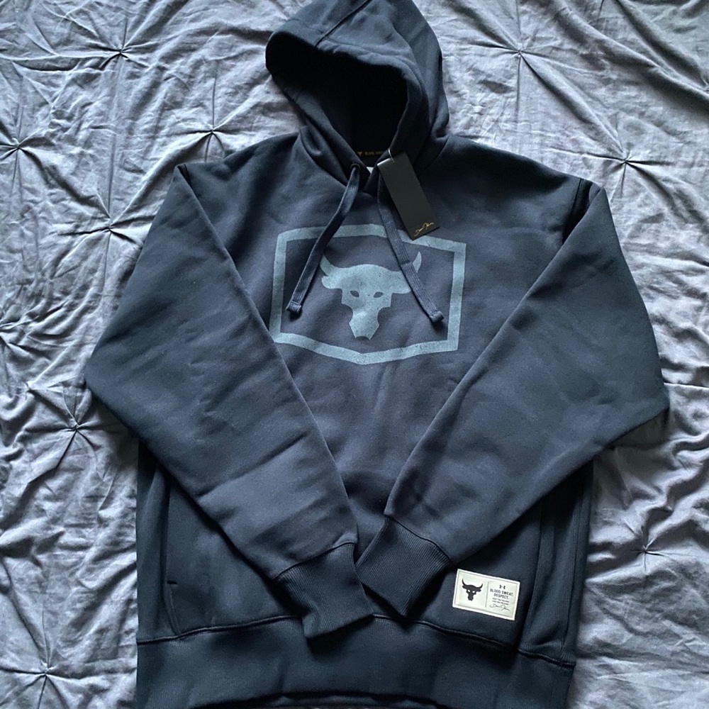 UA PROJECT ROCK Warm-Up Hoodie Mens SIZE L/XL